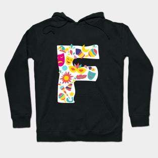 abjad F design Hoodie